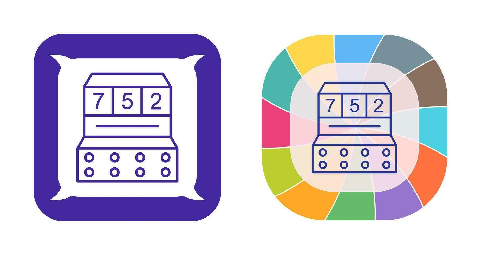 Slot Machine Vector Icon