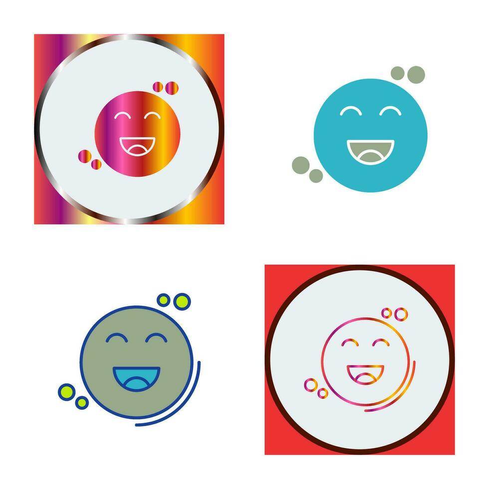 Happiness Vector Icon