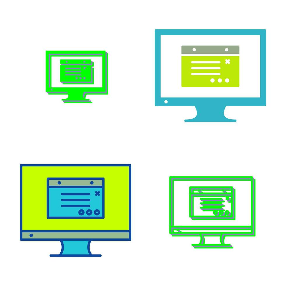 Unique Internet Ads Vector Icon