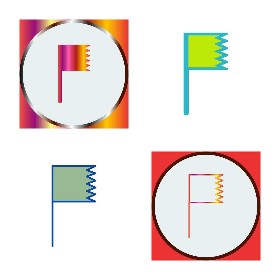 Unique Flag Vector Icon