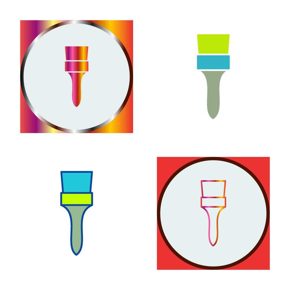 Unique Brush Vector Icon