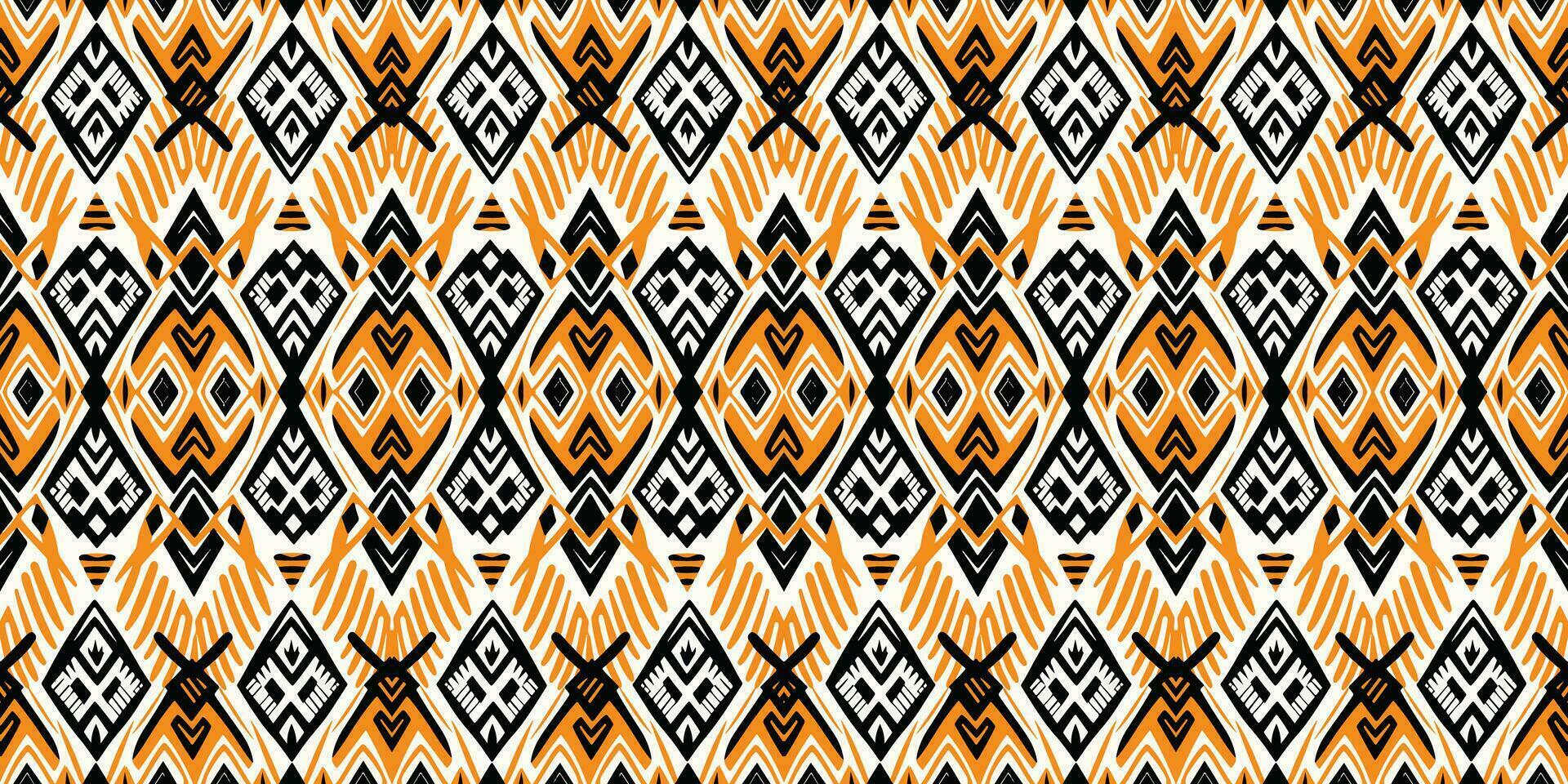 Seamless batik pattern,Seamless tribal batik pattern,and Seamless colorful pattern resemble ethnic boho, Aztec,and ikat styles.designed for use in wallpaper,fabric,curtain,carpet,Batik Embroidery vector