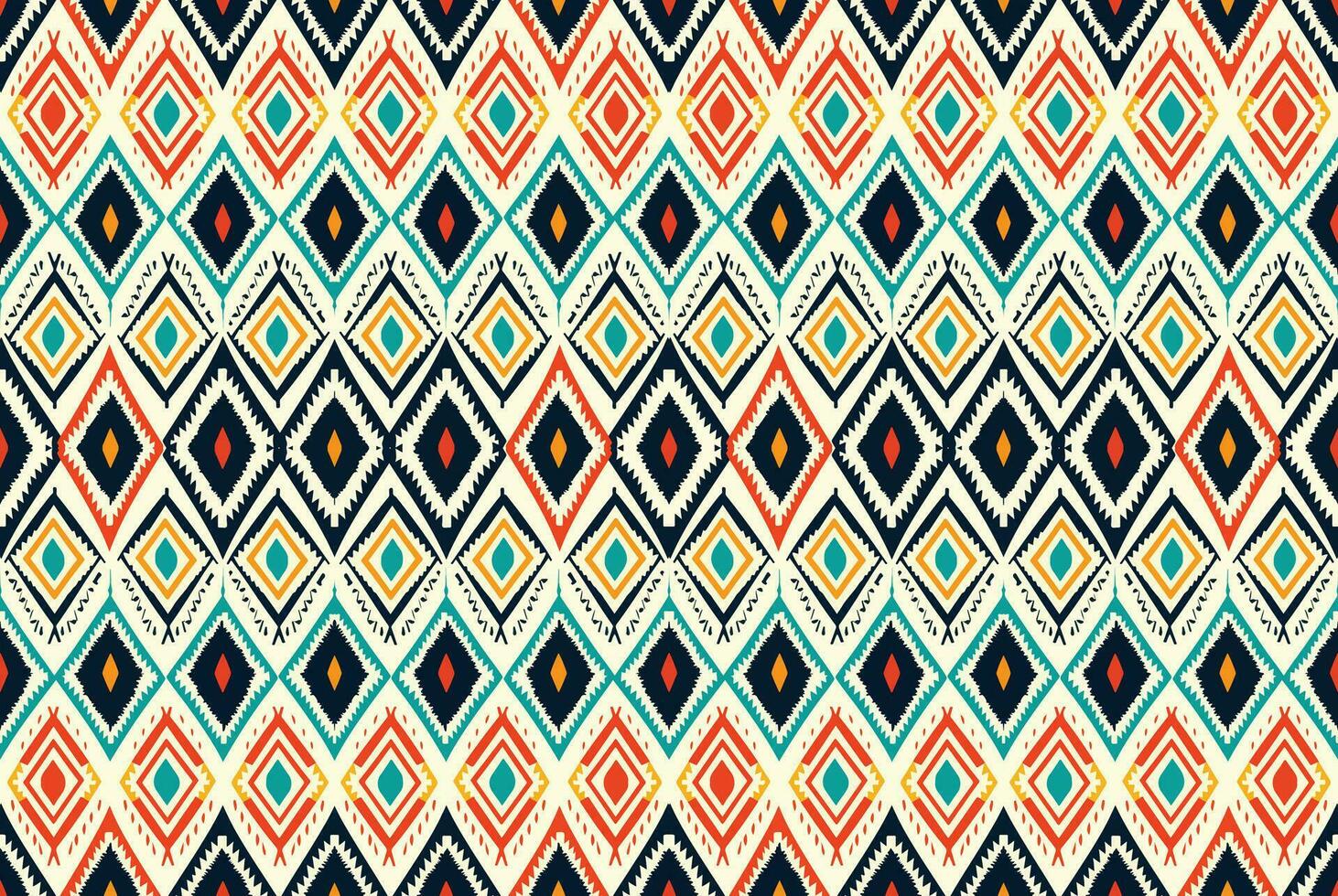 Seamless batik pattern,Seamless tribal batik pattern,and Seamless colorful pattern resemble ethnic boho, Aztec,and ikat styles.designed for use in wallpaper,fabric,curtain,carpet,Batik Embroidery vector