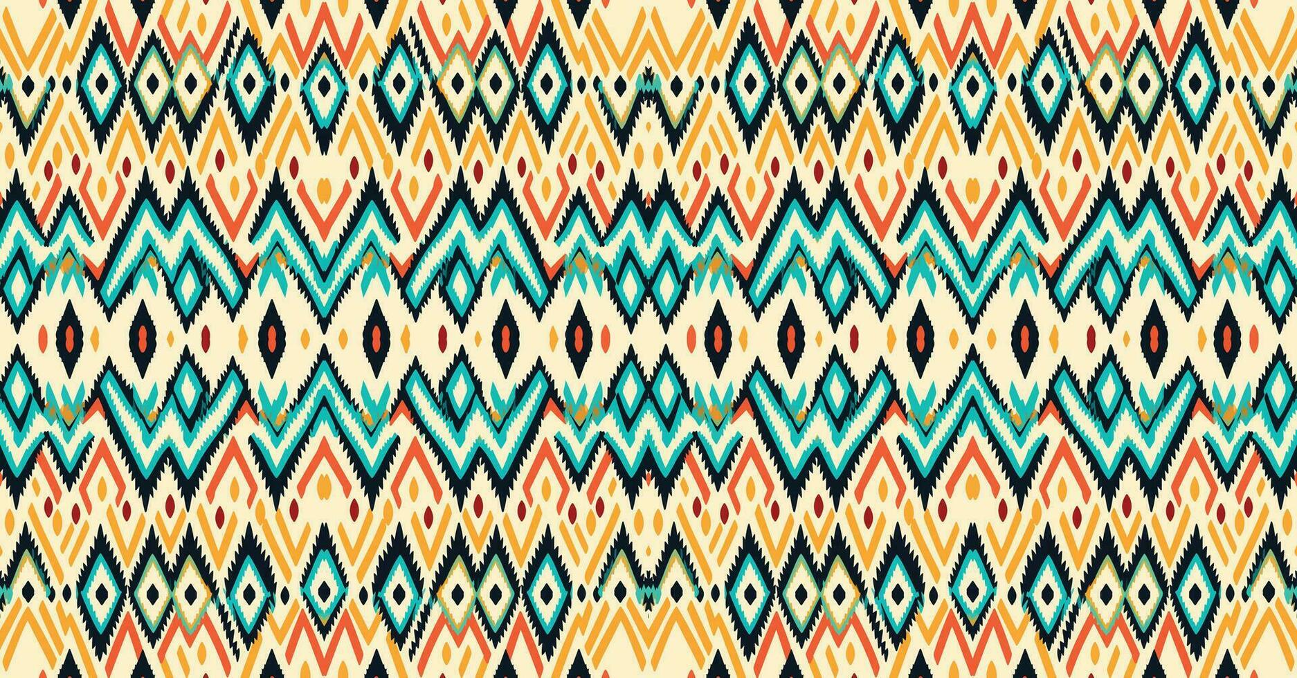 Seamless batik pattern,Seamless tribal batik pattern,and Seamless colorful pattern resemble ethnic boho, Aztec,and ikat styles.designed for use in wallpaper,fabric,curtain,carpet,Batik Embroidery vector
