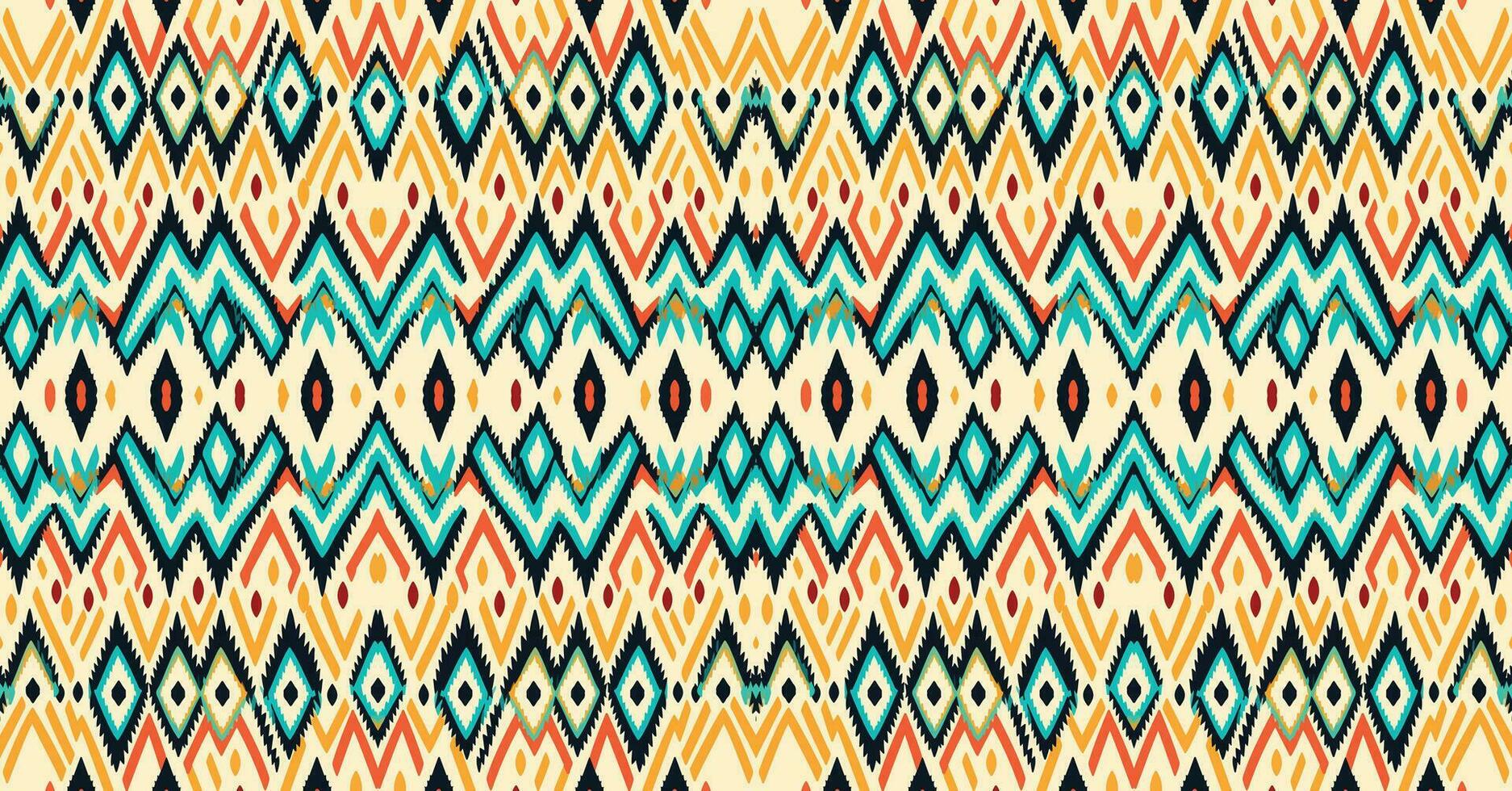 Seamless batik pattern,Seamless tribal batik pattern,and Seamless colorful pattern resemble ethnic boho, Aztec,and ikat styles.designed for use in wallpaper,fabric,curtain,carpet,Batik Embroidery vector