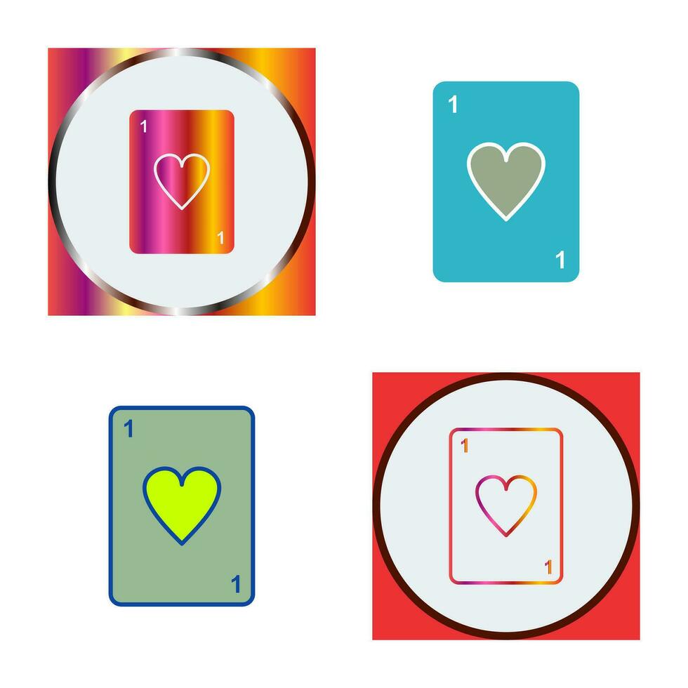 Unique Card Vector Icon