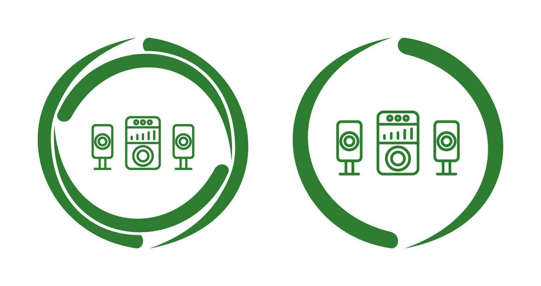 Sound System Vector Icon