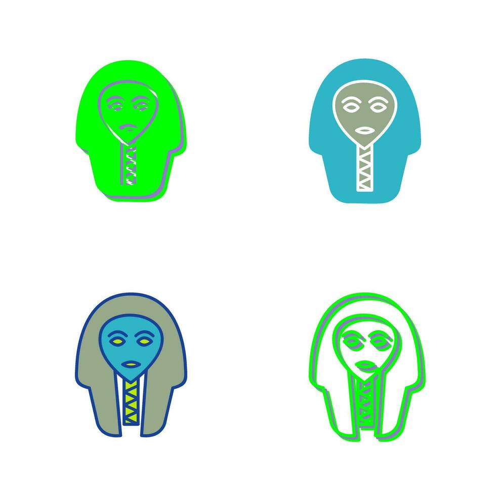 Egyptian Face Vector Icon