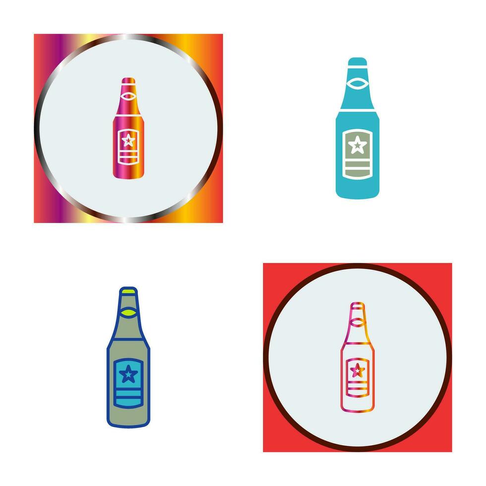 Beer Bottle Vector Icon