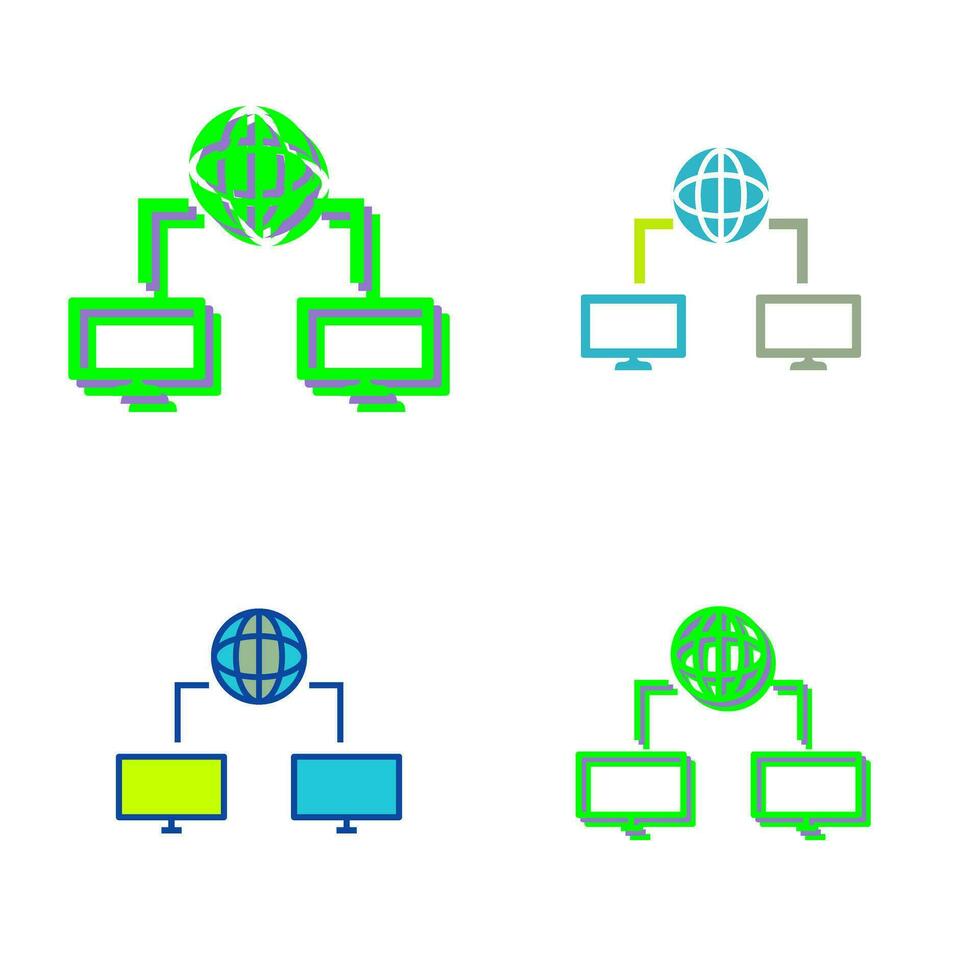 Unique Internet Connectivity Vector Icon