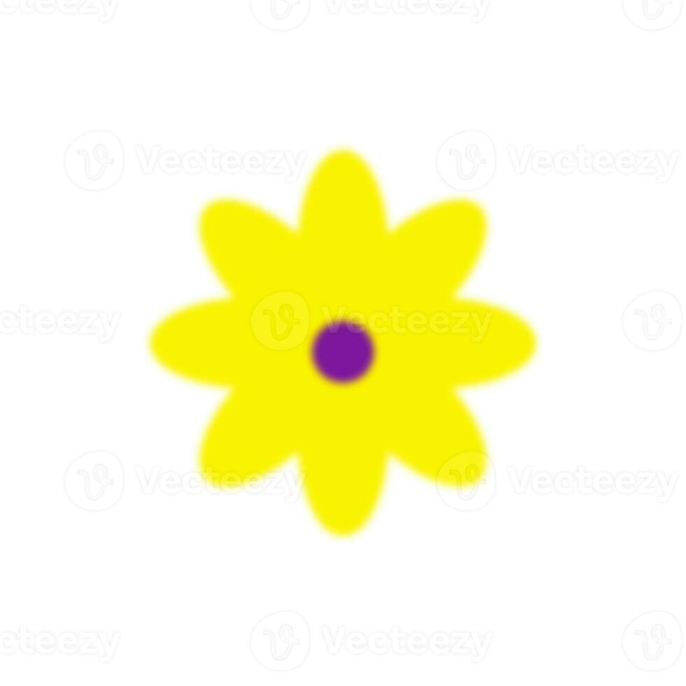 Y2K Blurred flower illustration photo