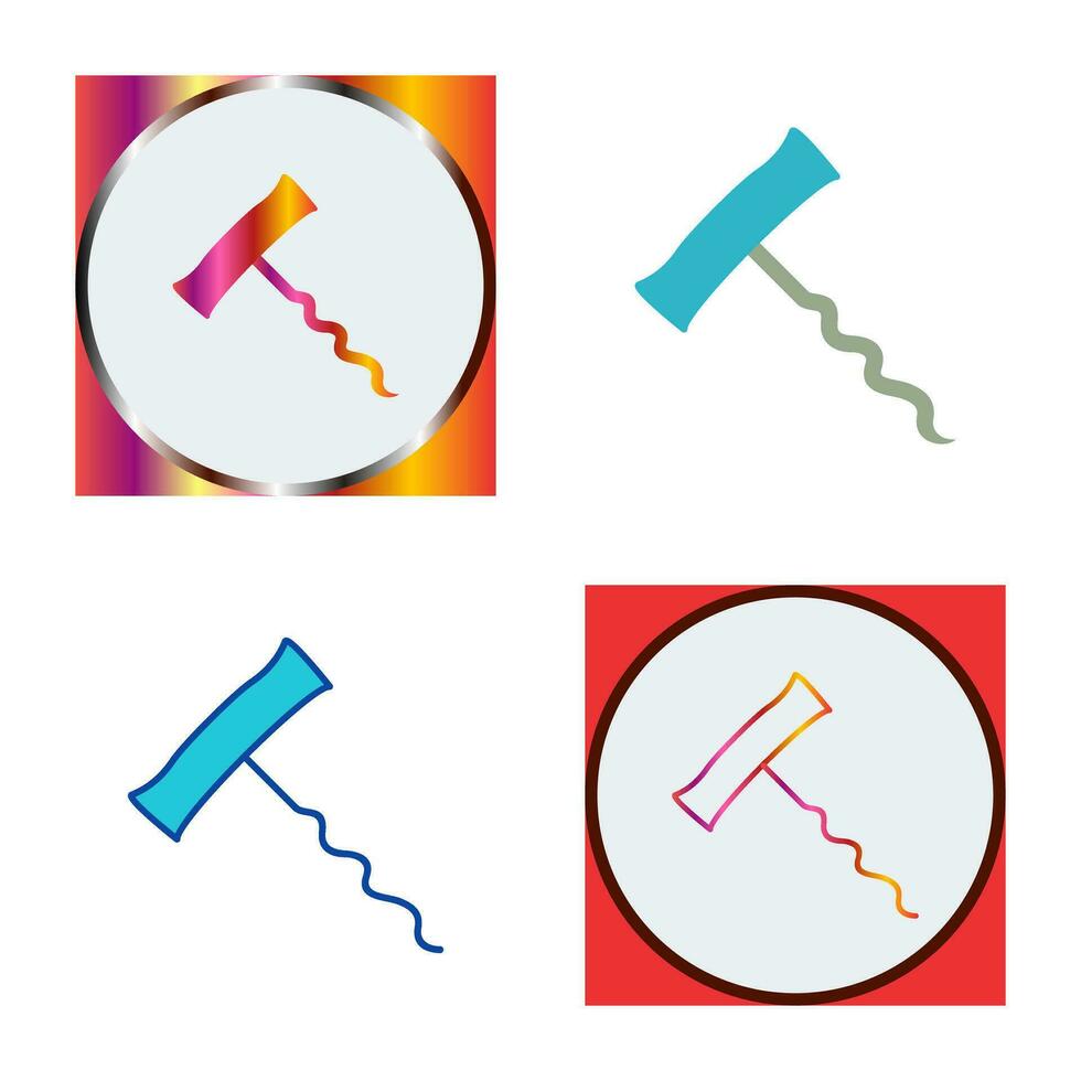 Unique Corkscrew Vector Icon