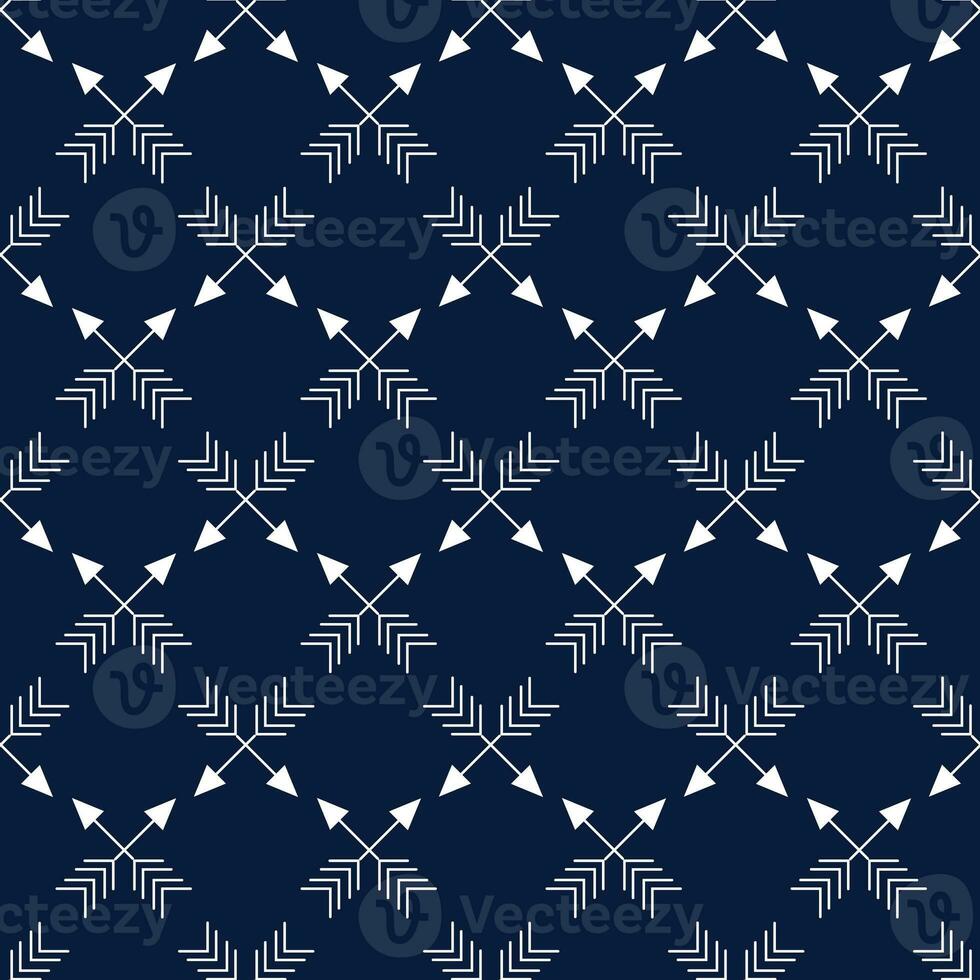 Christmas nordic pattern with arrows photo