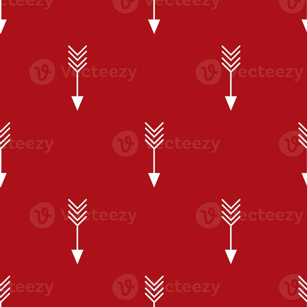 Christmas pattern with arrows vector design photo