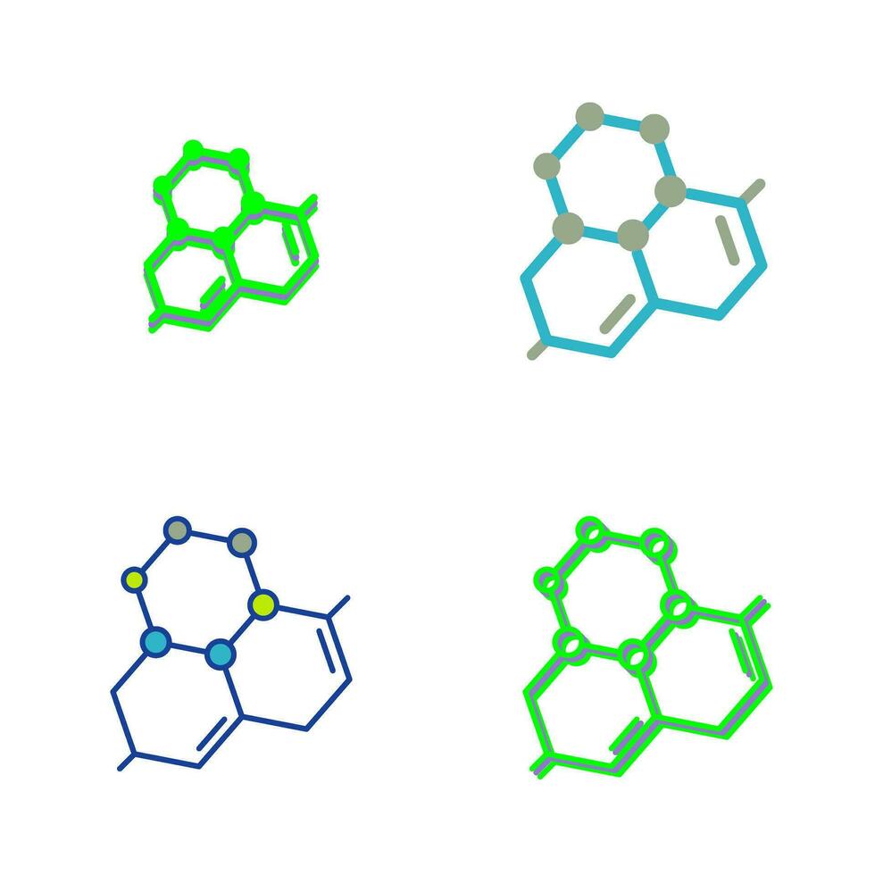 icono de vector de molécula