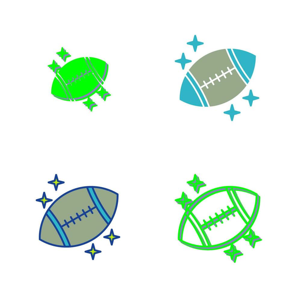 icono de vector de rugby