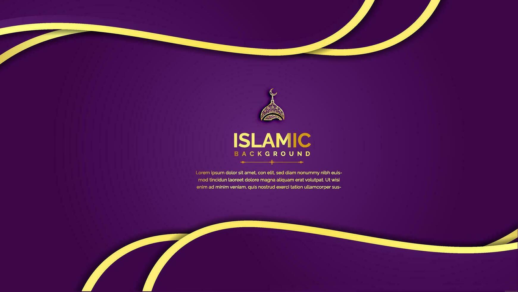 elegant Islamic background vector