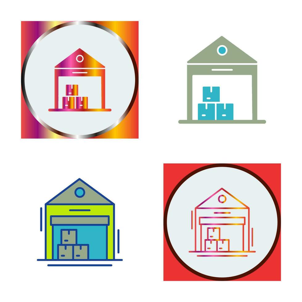 Warehouse Vector Icon