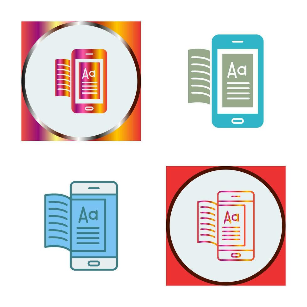 Ebook Vector Icon