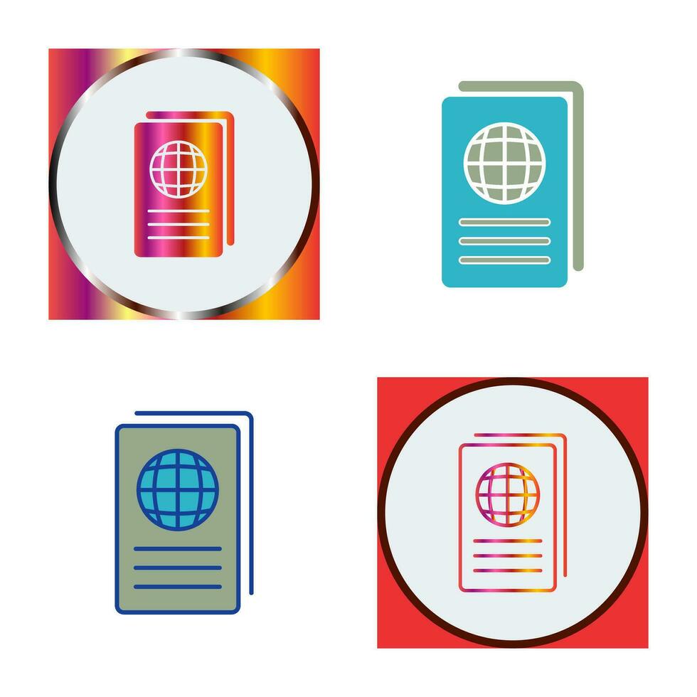 icono de vector de informe global