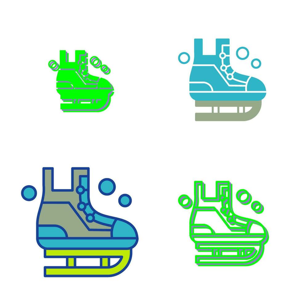 Ice Skating Vector Icon