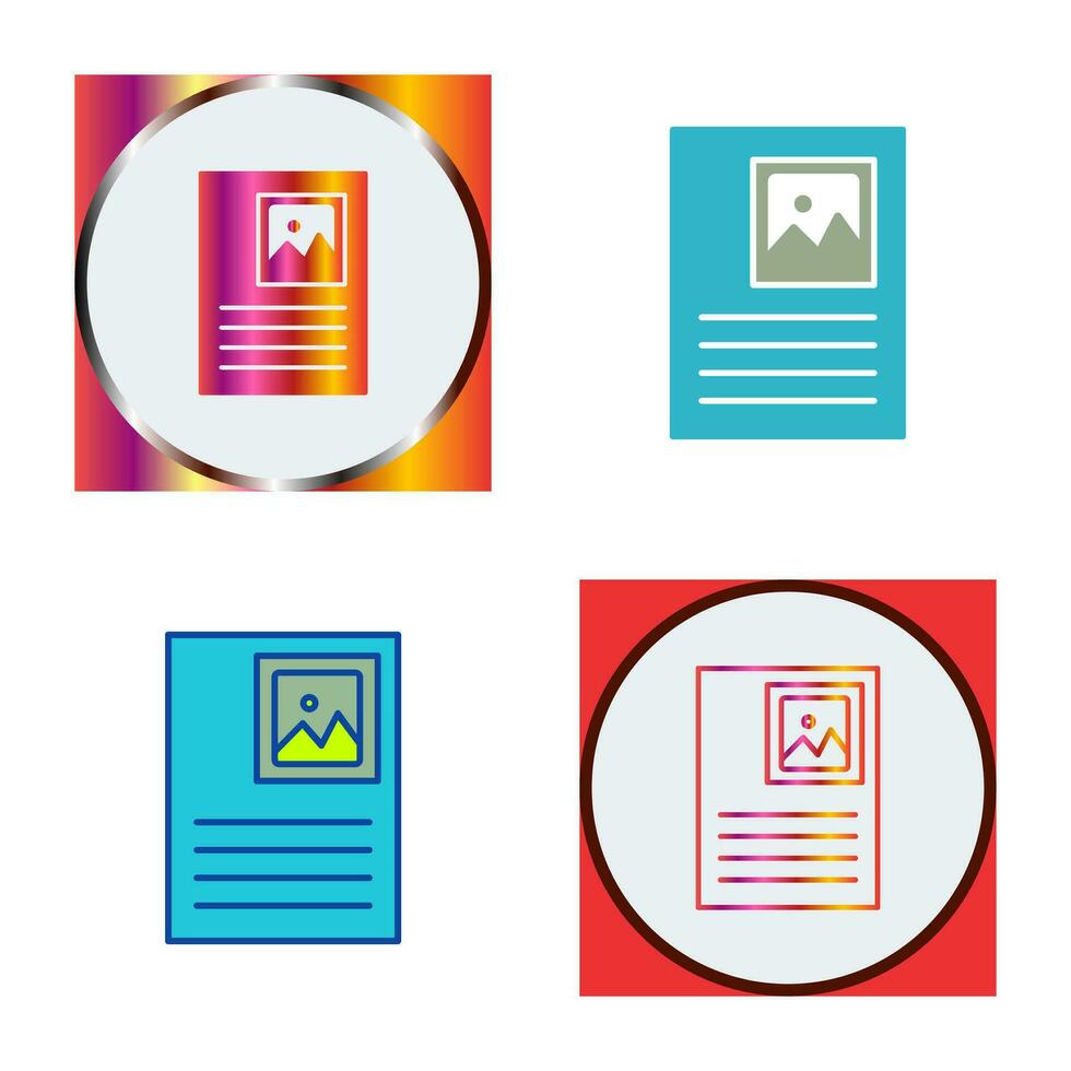 icono de vector de archivo adjunto de imagen