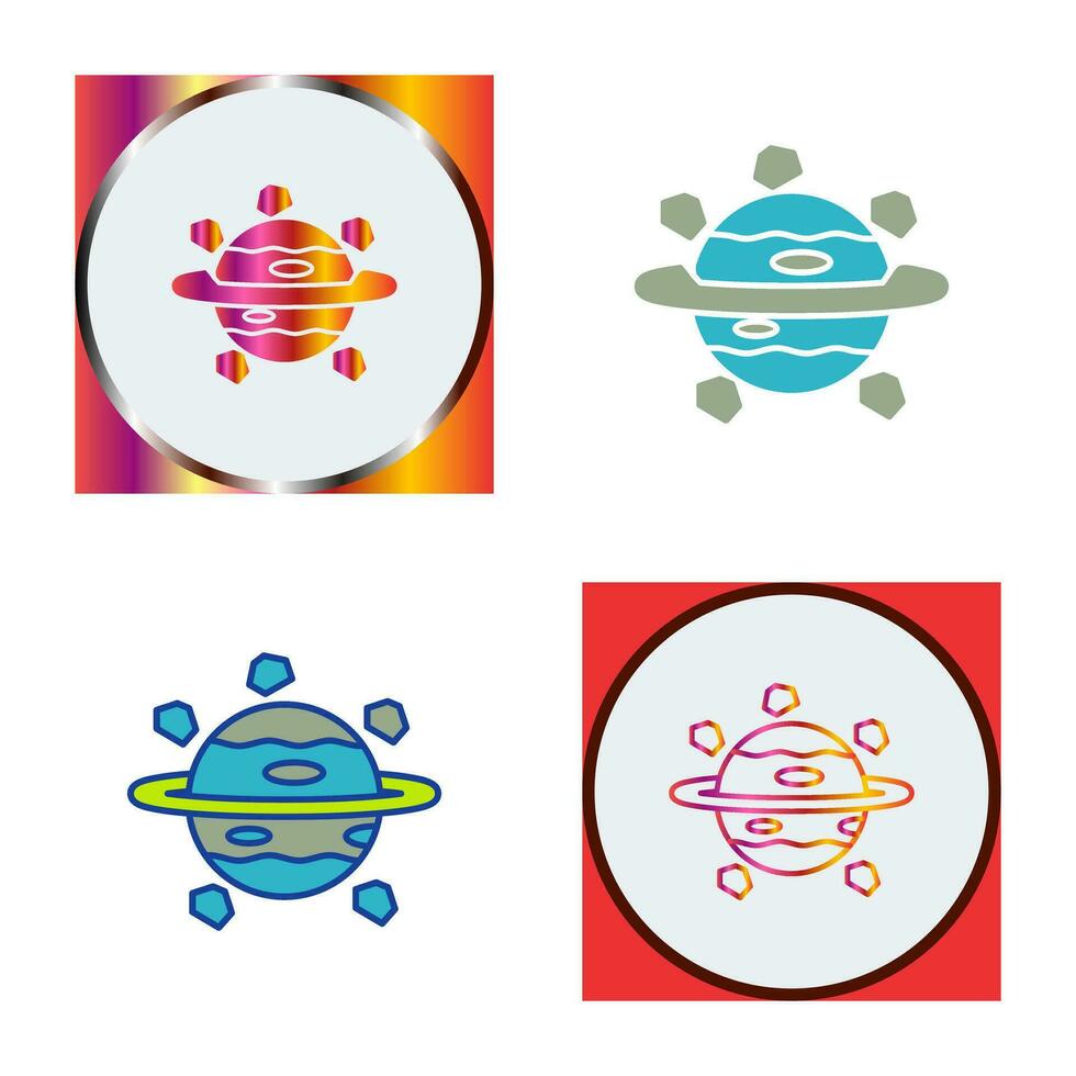 Saturn Vector Icon
