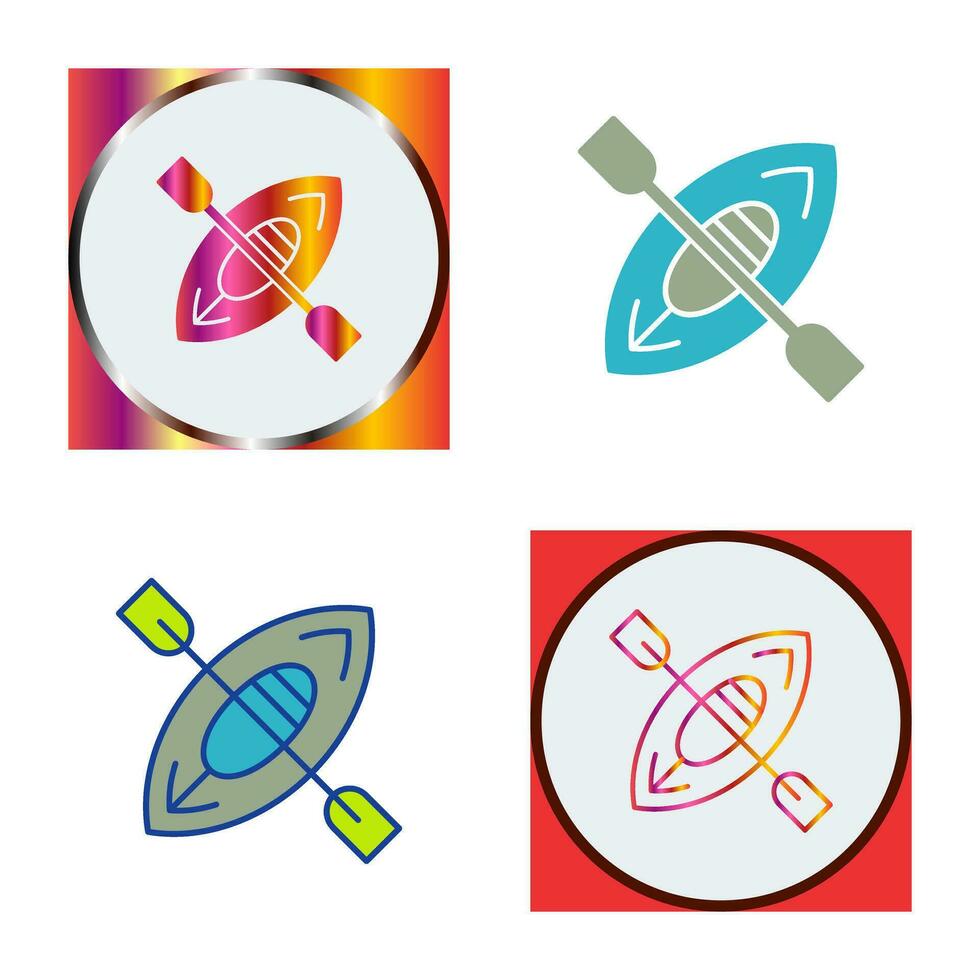 Kayak Vector Icon