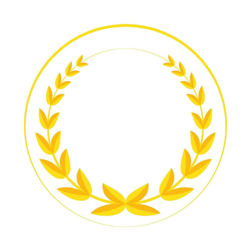 laurel wreath icon vector