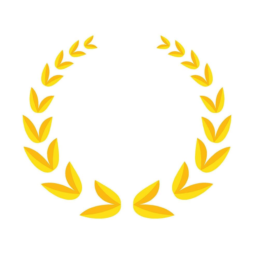 laurel wreath icon vector
