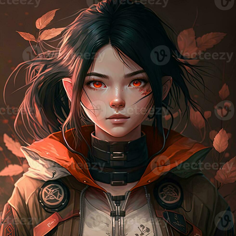 Asian girl anime avatar. Ai art 29796020 Stock Photo at Vecteezy