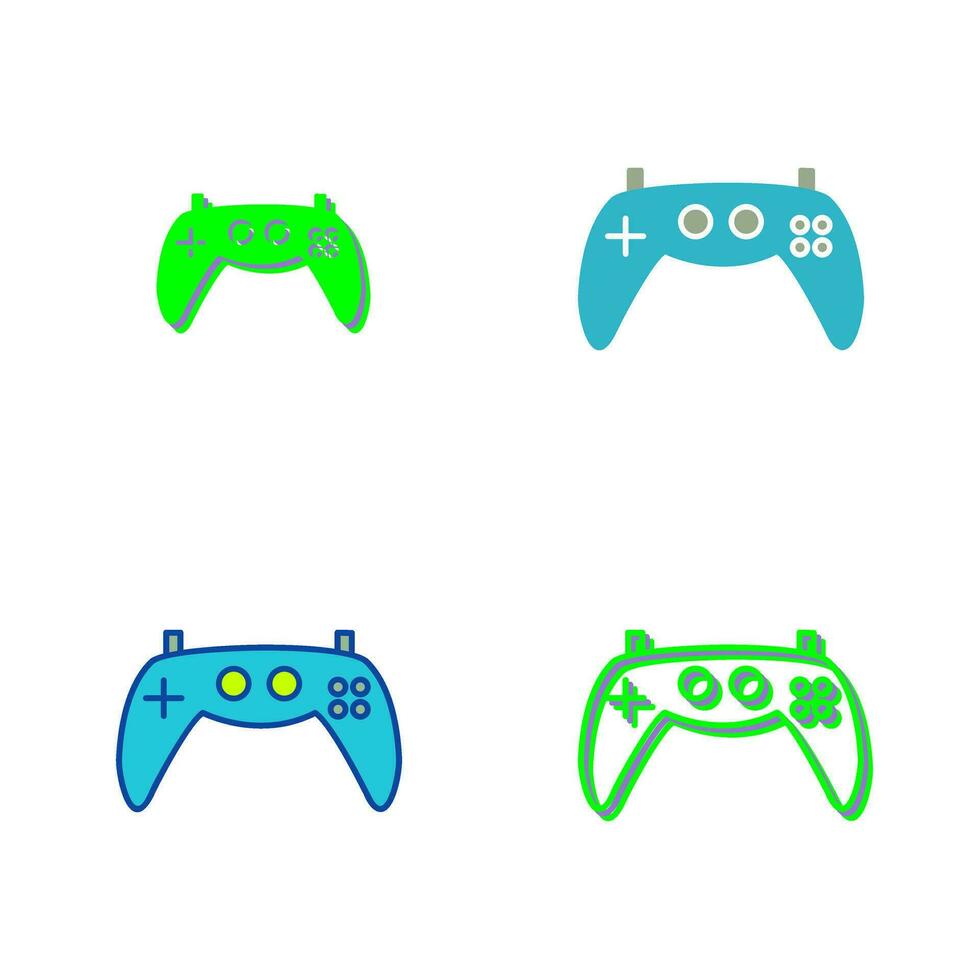 icono de vector de consola de juegos único