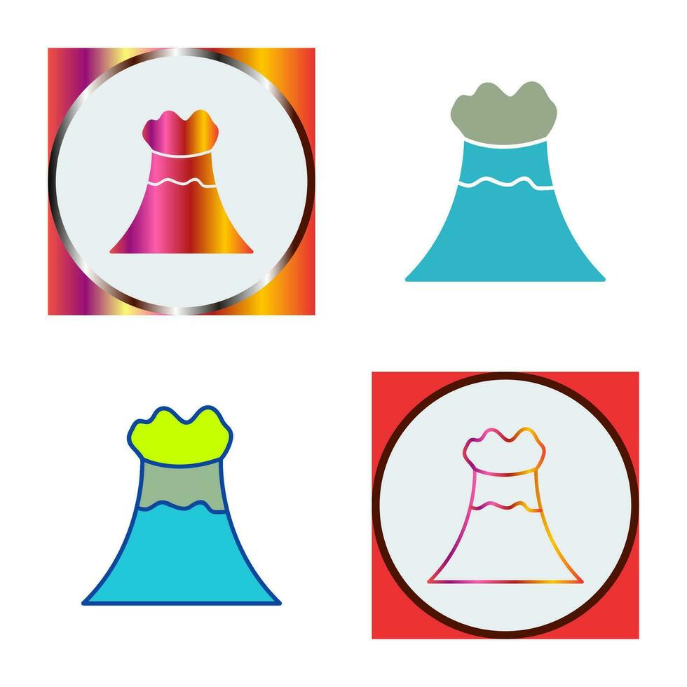 Volcano Vector Icon