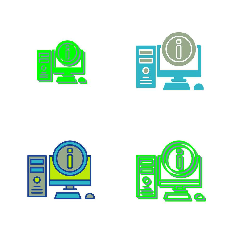 Computer Vector Icon