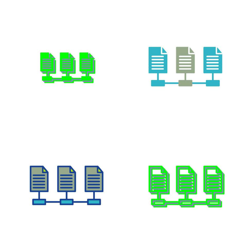 Network Files Vector Icon