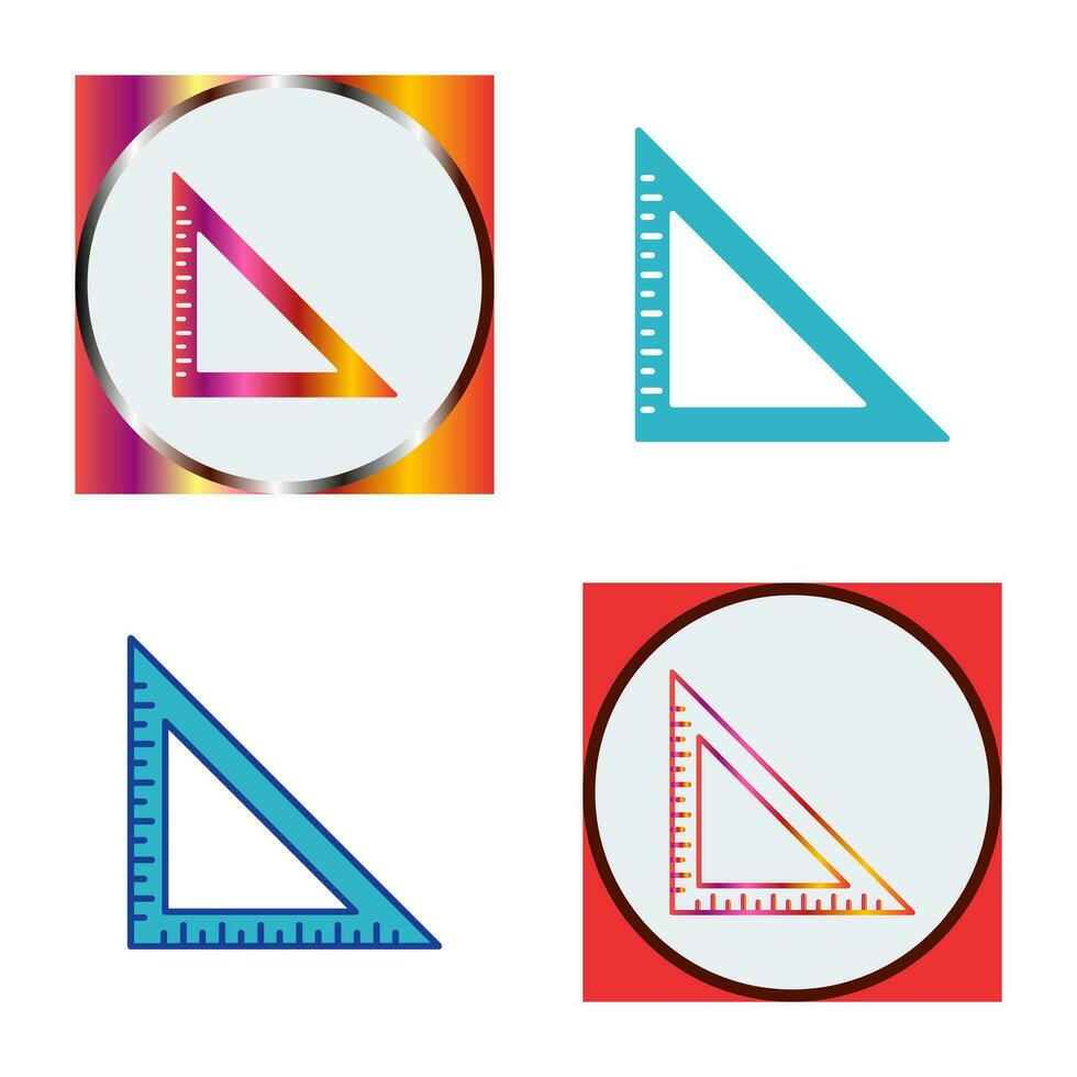 Set Square Vector Icon