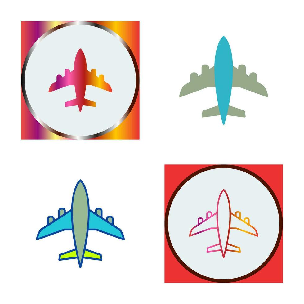 icono de vector de avión