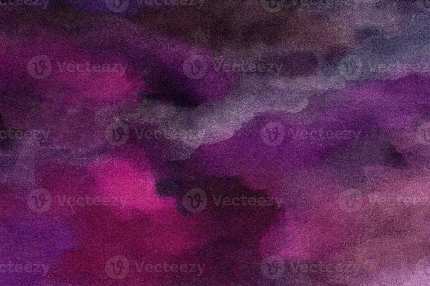 Gradient Purple-magenta hand-drawn watercolor background photo