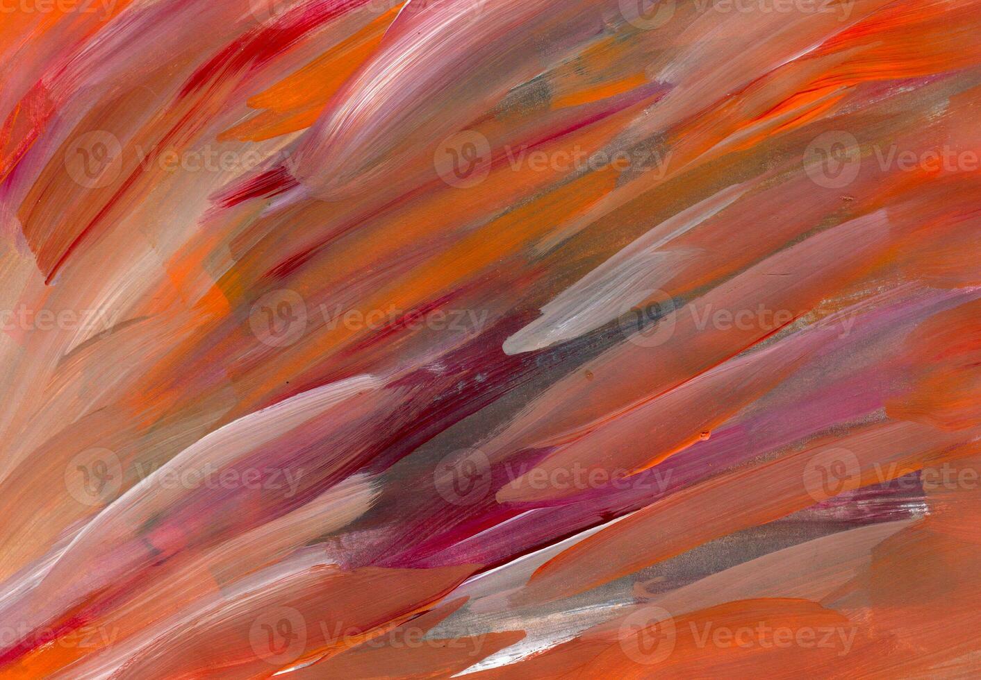 orange red acrylic oil painting texture photo