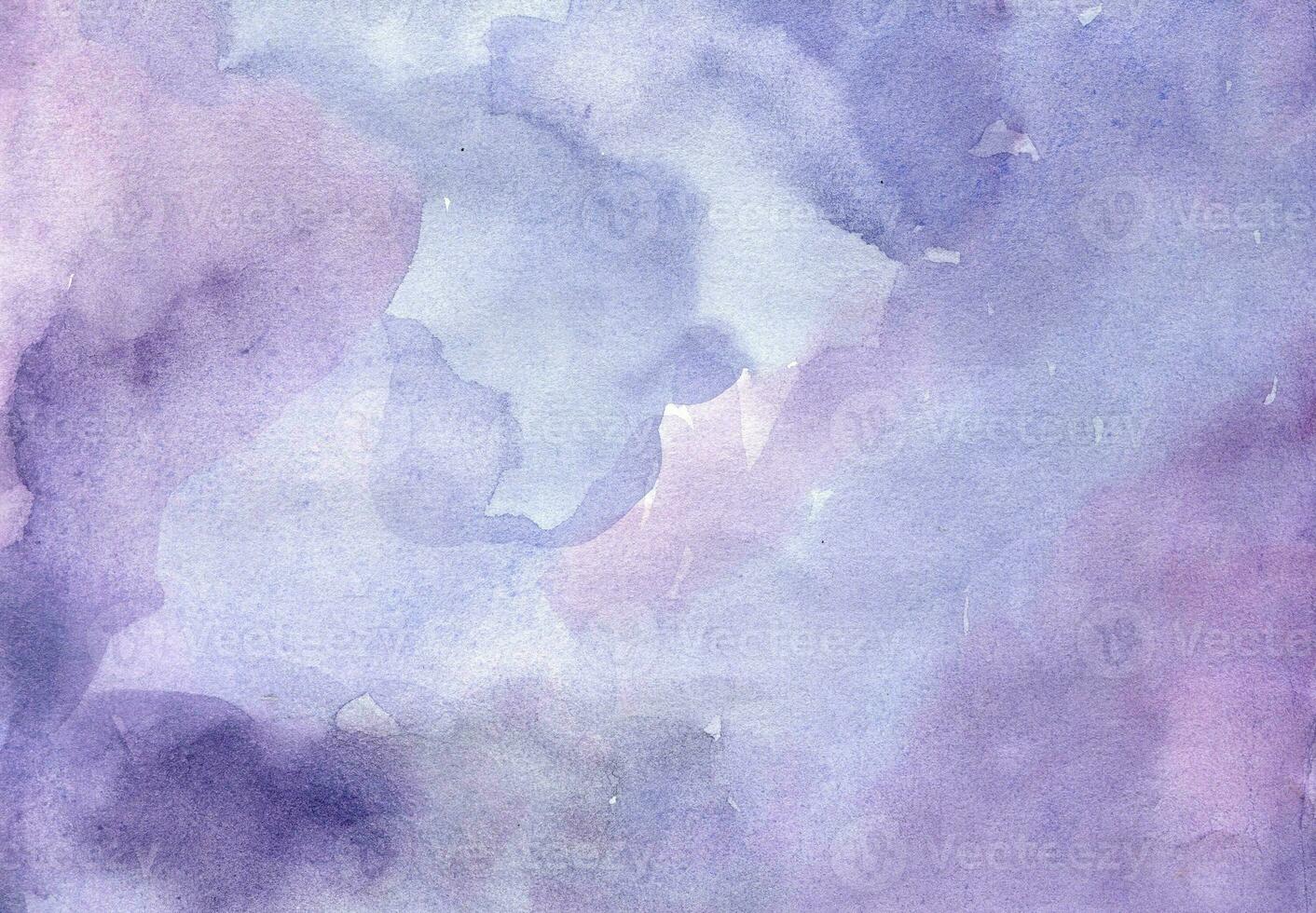 Purple hand-drawn watercolor background photo