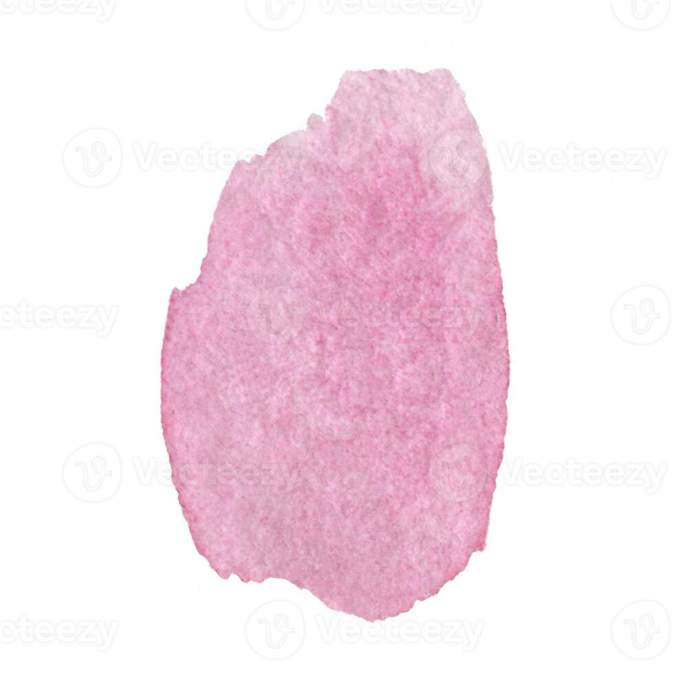 pink watercolor brushstroke. hand-drawn watercolor texture photo