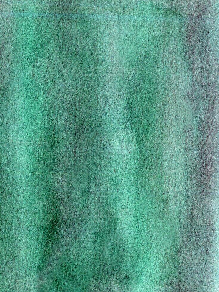 Watercolor green background with brush strokes, dots, spots photo