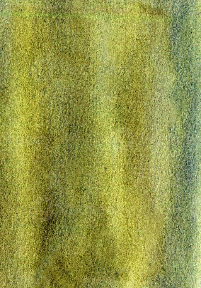 Watercolor green background with brush strokes, dots, spots photo