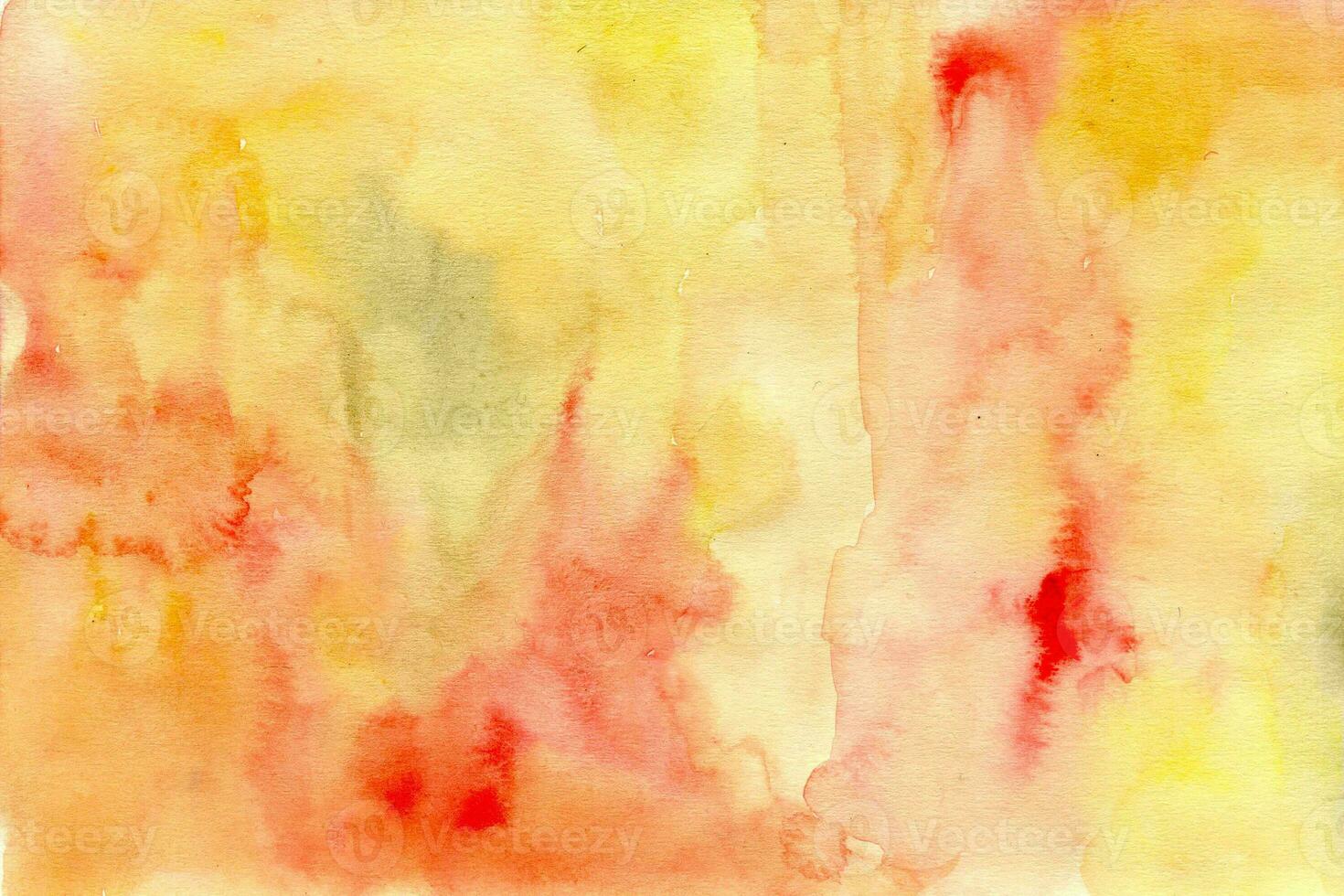 Pink-Yellow watercolor background texture photo