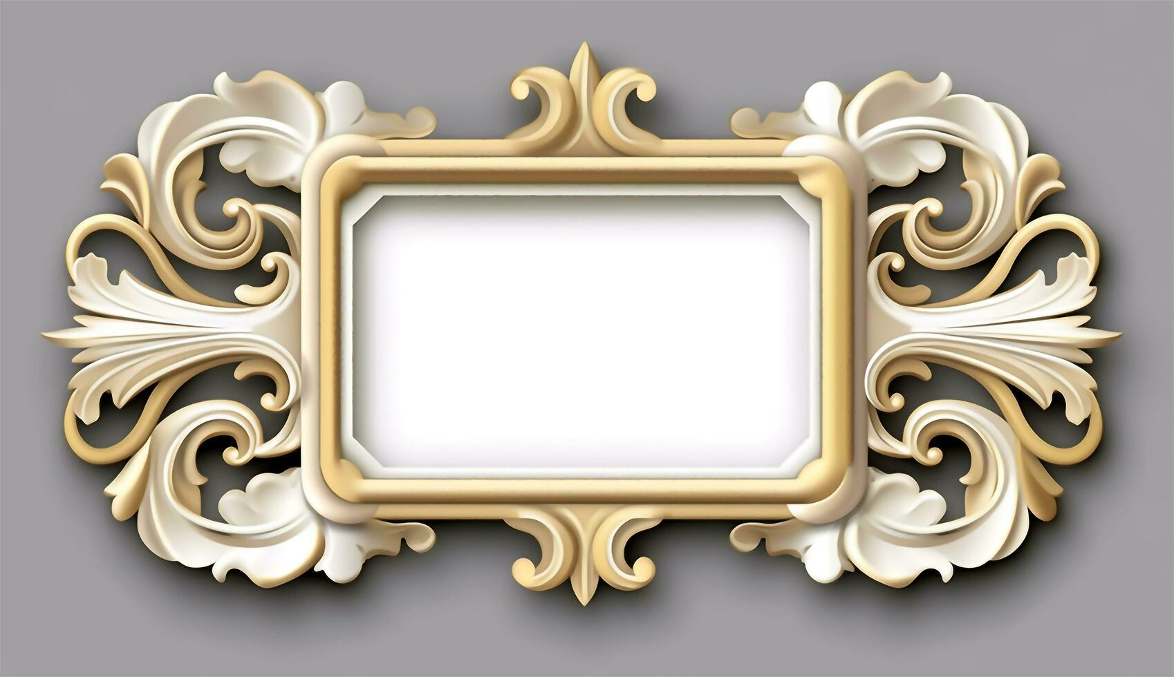 frame design mockup template. generative ai photo