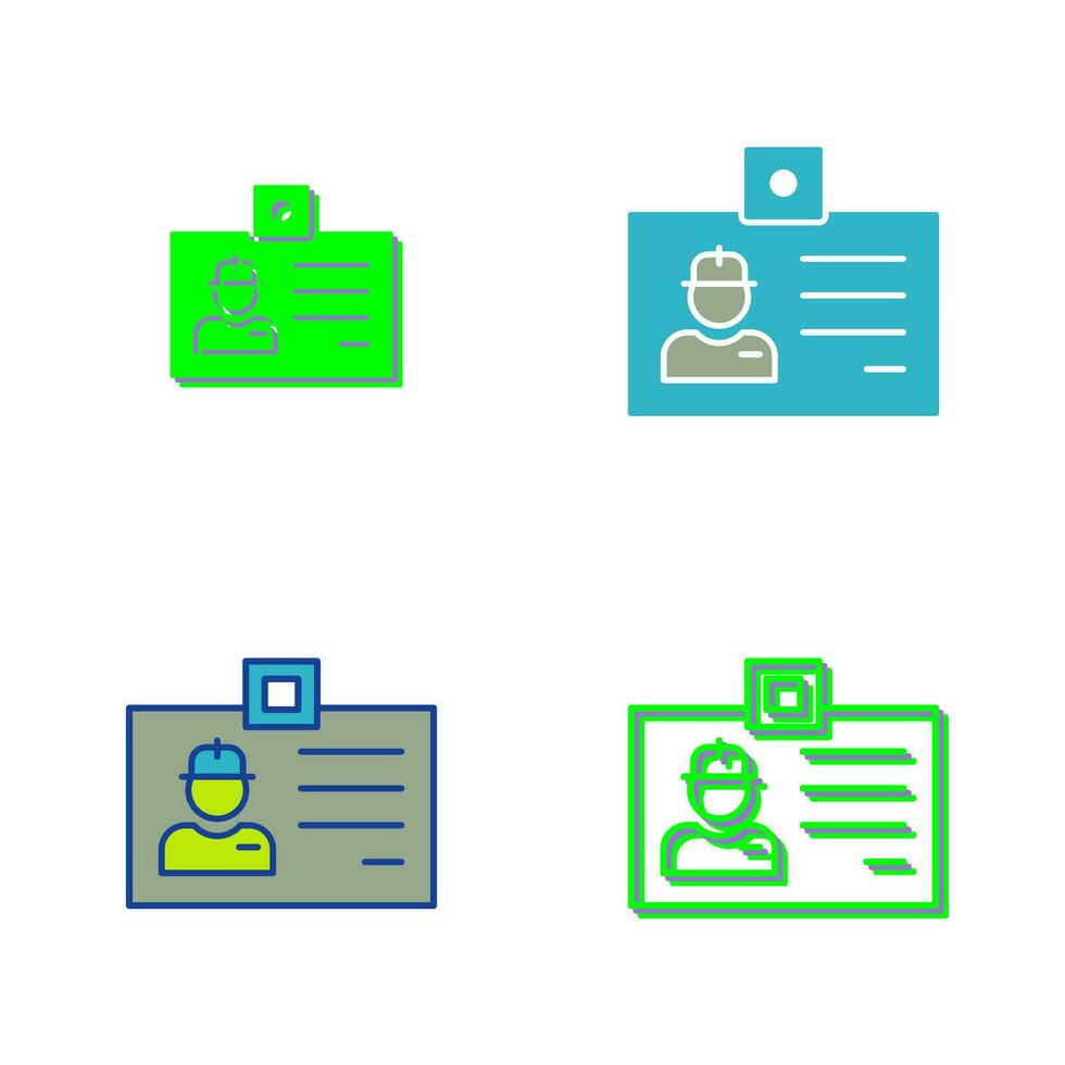 Identity Card Vector Icon