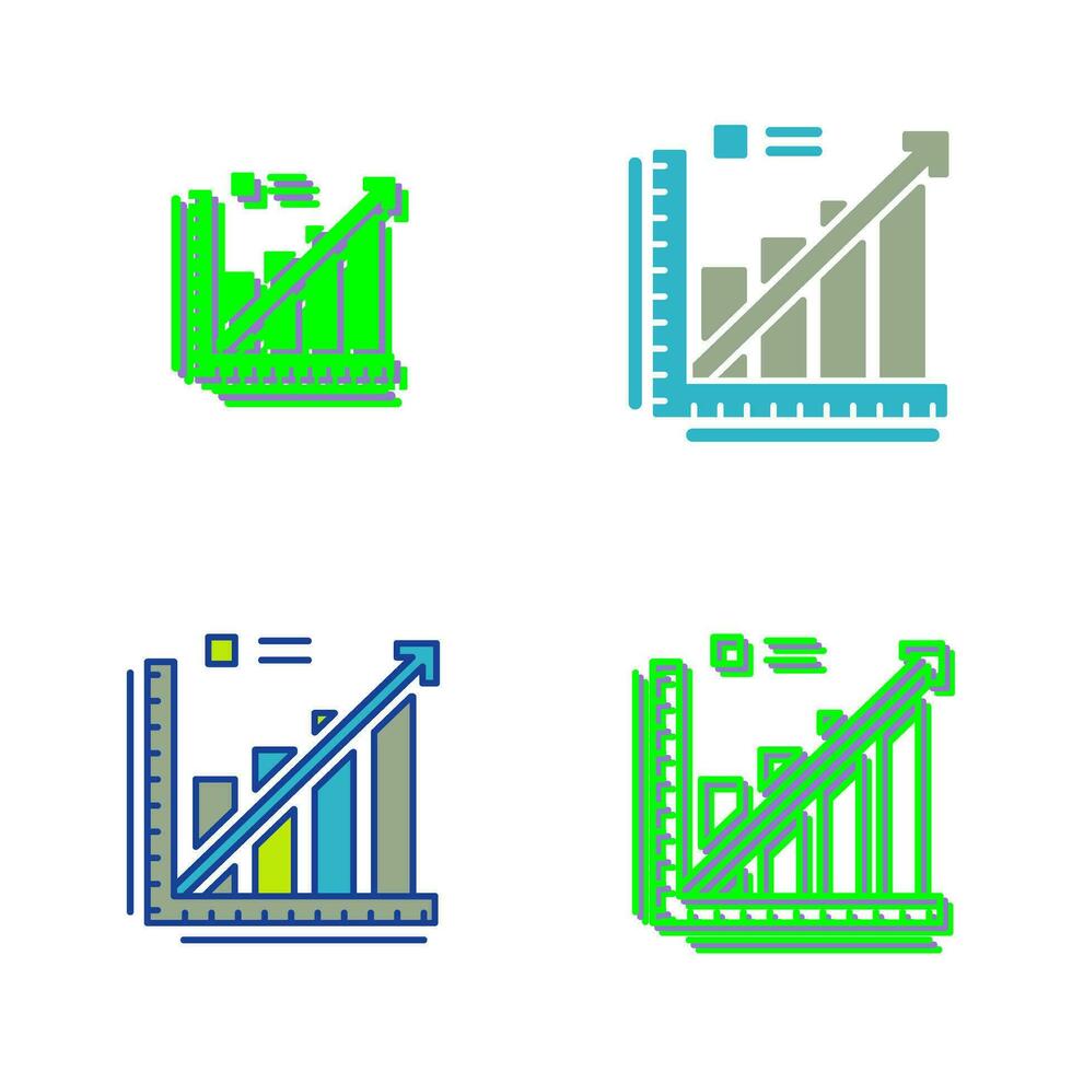 Line Graph Vector Icon
