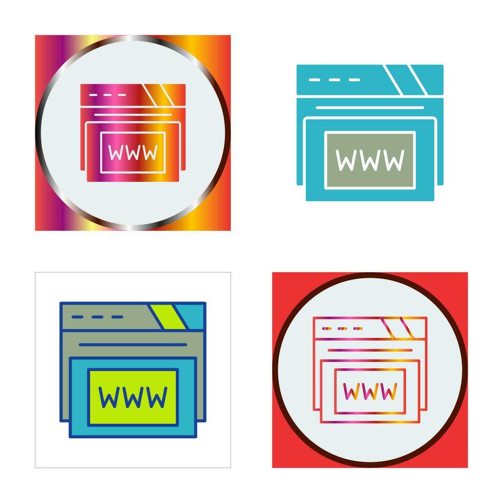 Www Vector Icon