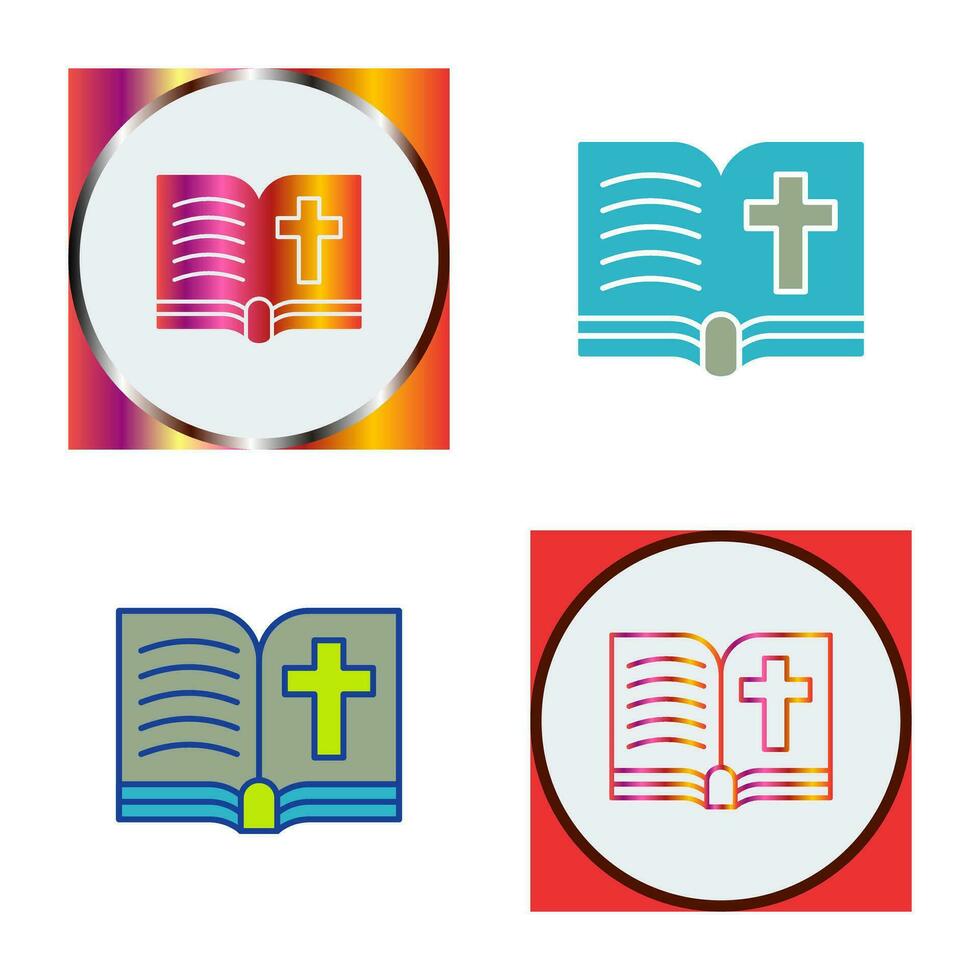 icono de vector de biblia