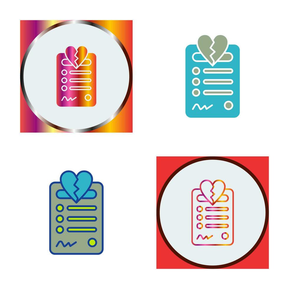 Divorce Vector Icon